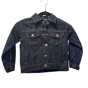 NWT One Teaspoon Kids Girls Organic Bandit Trucker Denim Jean Jacket - Size 5/6